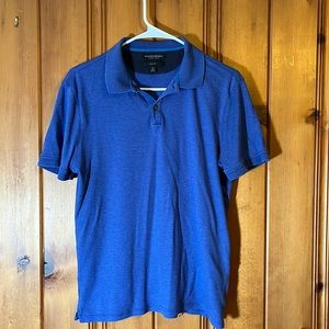 Banana Republic, Luxury Touch Polo - Slim Fit, Blue, Size Medium
